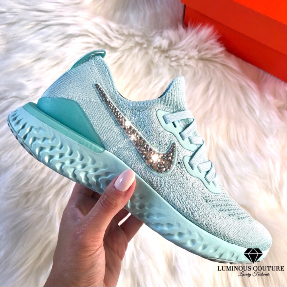 Swarovski® Nike Epic React Flyknit 2 Tiffany Blue
